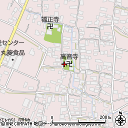 山形県寒河江市日田522周辺の地図