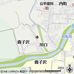 山形県西村山郡大江町左沢597-13周辺の地図