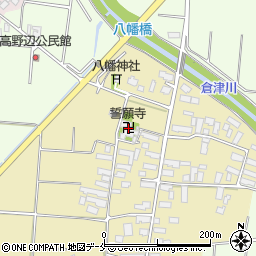 誓願寺周辺の地図