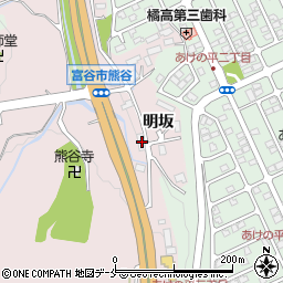 宮城県富谷市富谷明坂1周辺の地図