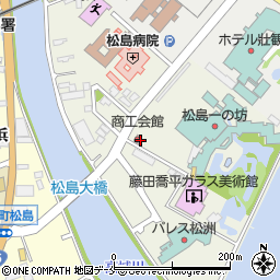 利府松島商工会松島事務所周辺の地図