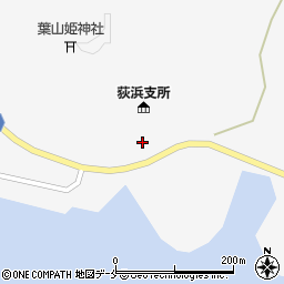 宮城県石巻市荻浜白浜周辺の地図