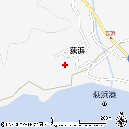 宮城県石巻市荻浜横浜山周辺の地図