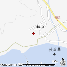 宮城県石巻市荻浜（横浜山）周辺の地図