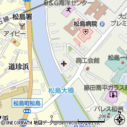 宮城県漁業協同組合　松島支所周辺の地図