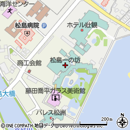 松島一の坊周辺の地図