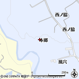 宮城県仙台市泉区朴沢本郷周辺の地図