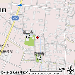 山形県寒河江市日田515周辺の地図