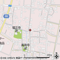 山形県寒河江市日田349周辺の地図