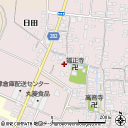 山形県寒河江市日田504周辺の地図