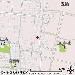 山形県寒河江市日田333周辺の地図