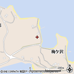 宮城県松島町（宮城郡）手樽（梅ケ沢）周辺の地図