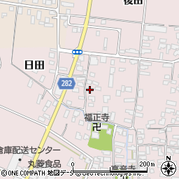 山形県寒河江市日田449周辺の地図