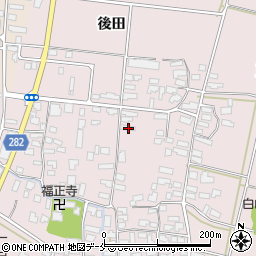 山形県寒河江市日田336周辺の地図