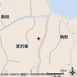 宮城県松島町（宮城郡）手樽（釜沢東）周辺の地図