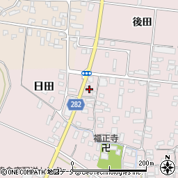 山形県寒河江市日田123周辺の地図