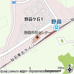 東松島市野蒜交付所周辺の地図