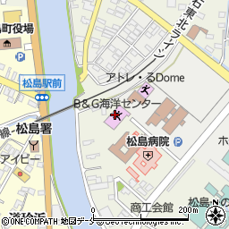 松島町Ｂ＆Ｇ海洋センター周辺の地図