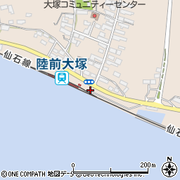 宮城県東松島市大塚大塚101周辺の地図
