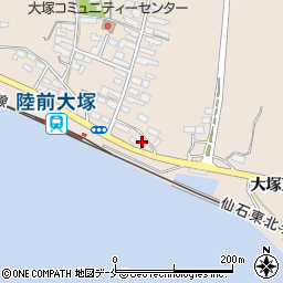 宮城県東松島市大塚大塚21周辺の地図