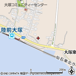 宮城県東松島市大塚大塚19周辺の地図