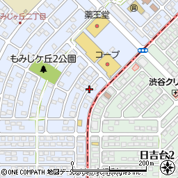 やきとり大吉 もみじケ丘店周辺の地図