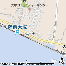 宮城県東松島市大塚大塚23周辺の地図