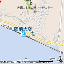 宮城県東松島市大塚大塚24周辺の地図