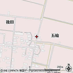 山形県寒河江市日田後田189周辺の地図