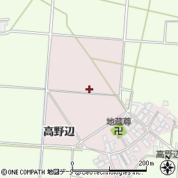 山形県天童市高野辺周辺の地図