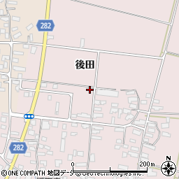 山形県寒河江市日田79周辺の地図