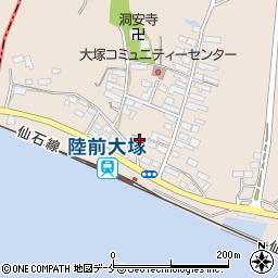 宮城県東松島市大塚大塚62周辺の地図