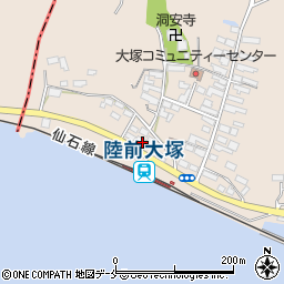宮城県東松島市大塚大塚104-22周辺の地図