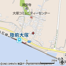 宮城県東松島市大塚大塚27周辺の地図