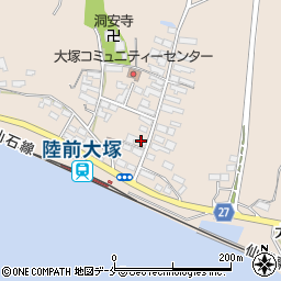 宮城県東松島市大塚大塚27周辺の地図