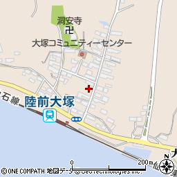 宮城県東松島市大塚大塚28周辺の地図