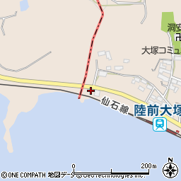 宮城県東松島市大塚大塚105周辺の地図