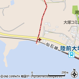 宮城県東松島市大塚大塚105-1周辺の地図