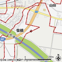 山形県寒河江市柴橋1108周辺の地図