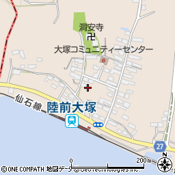 宮城県東松島市大塚大塚64周辺の地図