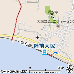 宮城県東松島市大塚大塚104-1周辺の地図