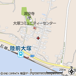 宮城県東松島市大塚大塚30周辺の地図