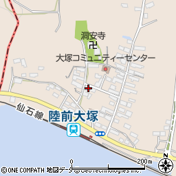 宮城県東松島市大塚大塚65周辺の地図