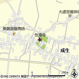 性源寺周辺の地図