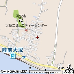 宮城県東松島市大塚大塚9周辺の地図