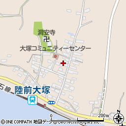 宮城県東松島市大塚大塚32周辺の地図