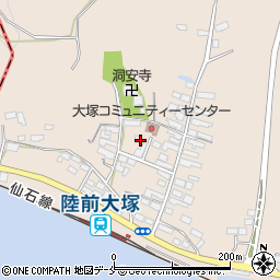 宮城県東松島市大塚大塚56周辺の地図