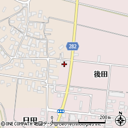 山形県寒河江市日田後田31周辺の地図