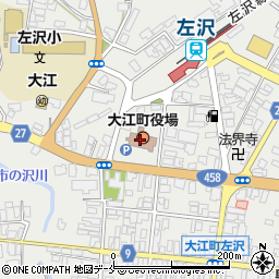 大江町役場　総務課周辺の地図