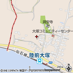 宮城県東松島市大塚大塚73周辺の地図